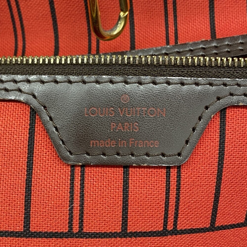 LOUIS VUITTON Brown Damier Neverfull MM Tote Bag - Picture 5 of 14